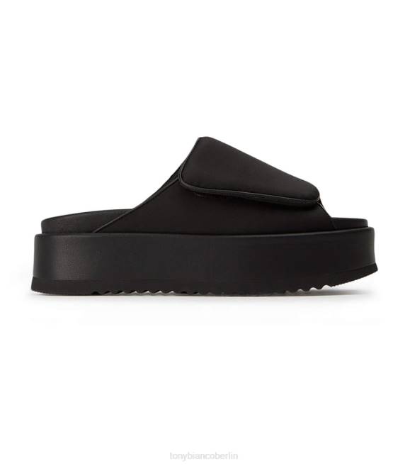 Sandalen| de Tony Bianco Frauen Roxana-Sandalen schwarzes Scuba 4624623